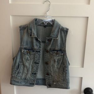 American Eagle Denim Vest